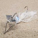 White Baby Buzzbait™ Topwater with Silver Blade imitates shad so well.