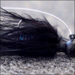 The Ultimate Prespawn Fishing is the ideal time for using an 1/8 ounce black hair jig. Shallow bass rule prespawn hunts.