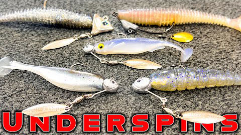 Underspins For Summertime Bass are an excellent choice for active, schooling largemouths
