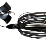 A black blade absorbs light and creates a distinct, solid shadow that draws aggressive strikes.