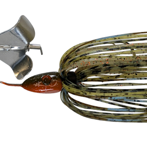 Silver blades reflect bright, natural light that closely imitates the flash of fleeing minnows or shad.
